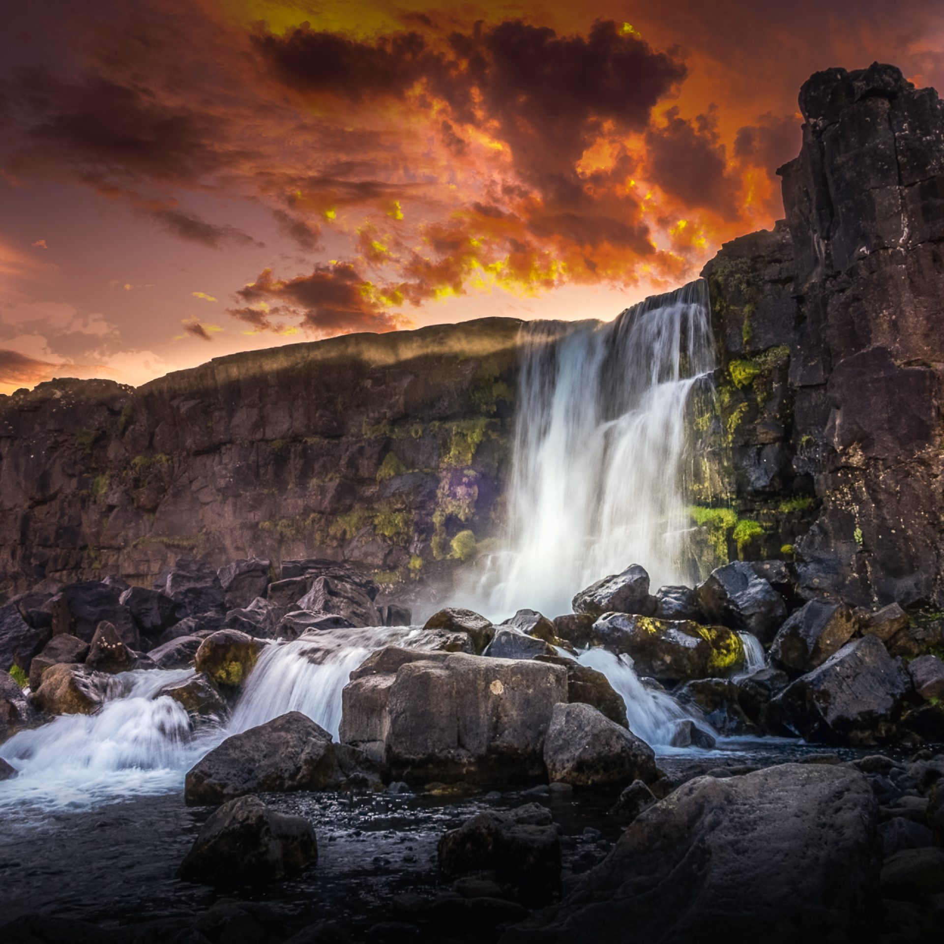 öxarárfoss islande