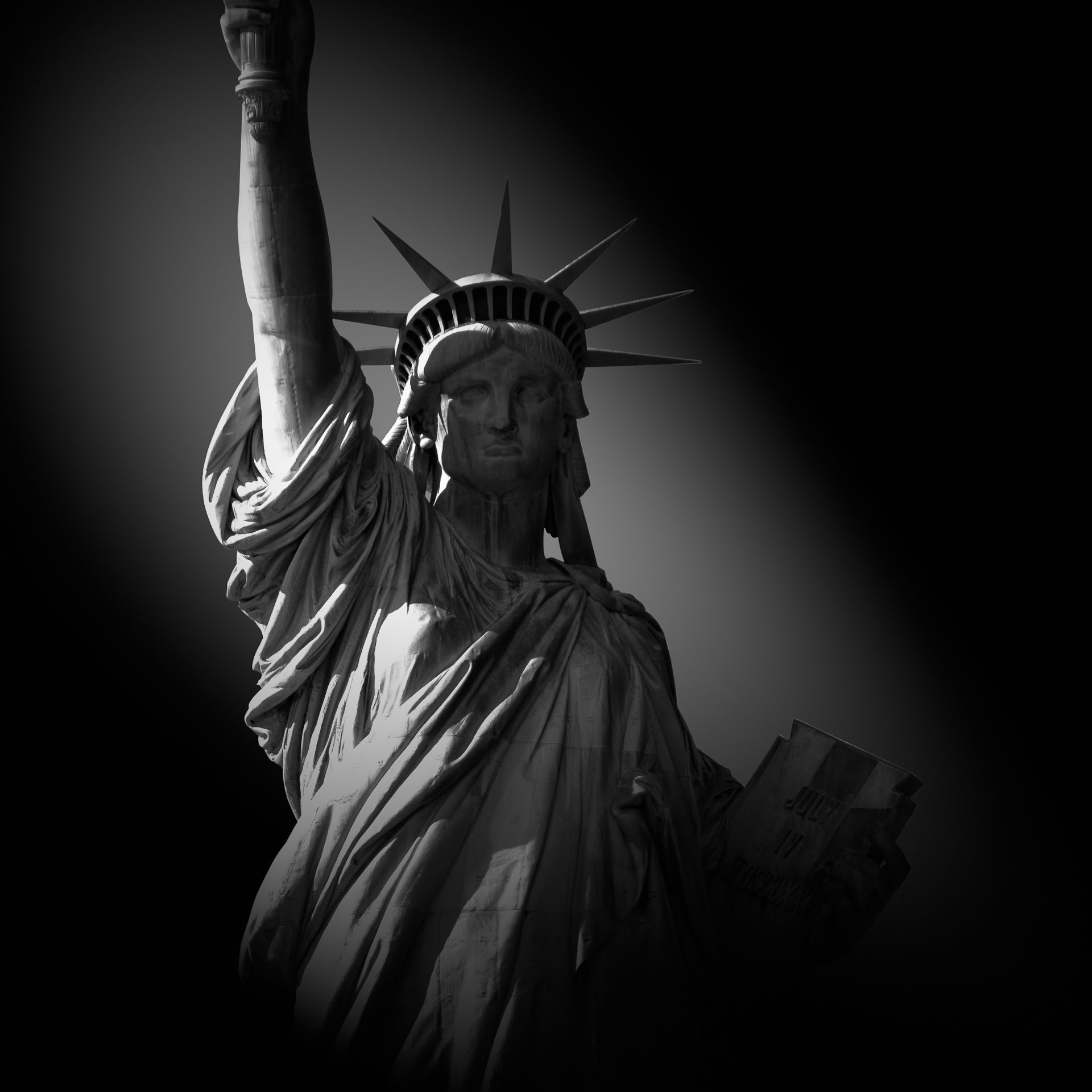 la liberté éclairant le monde